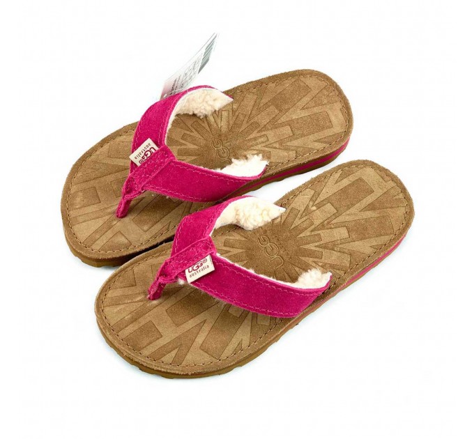 Кожаные шлепанцы UGG Australia р 35