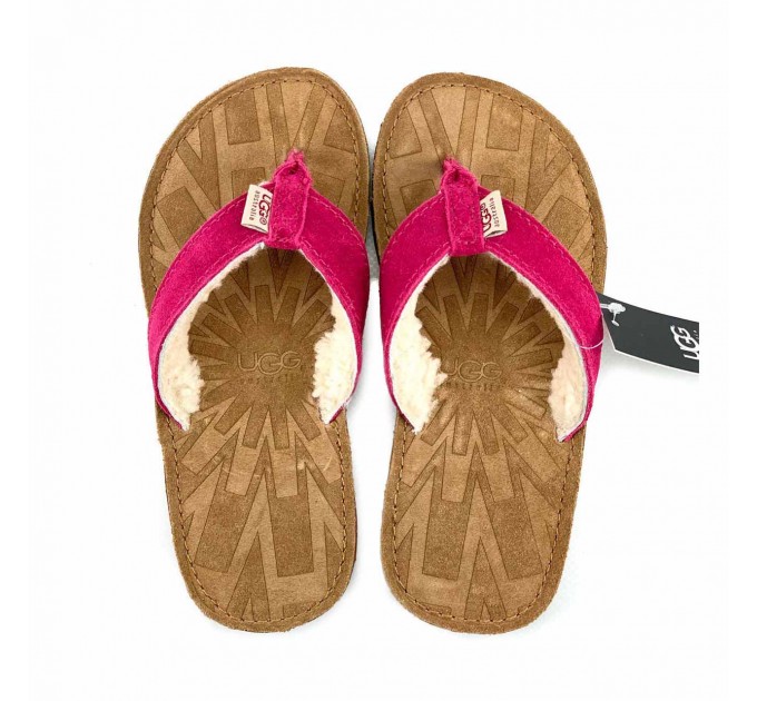 Кожаные шлепанцы UGG Australia р 35