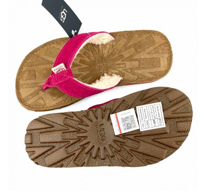 Кожаные шлепанцы UGG Australia р 35