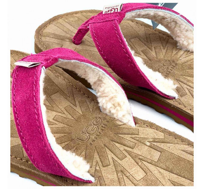 Кожаные шлепанцы UGG Australia р 35