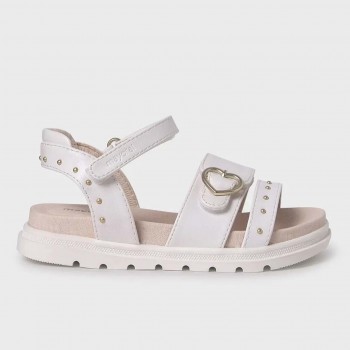 Дитячі білі сандалі дівчинці Mayoral р 32 Дитячі білі сандалі дівчинці Mayoral р 32