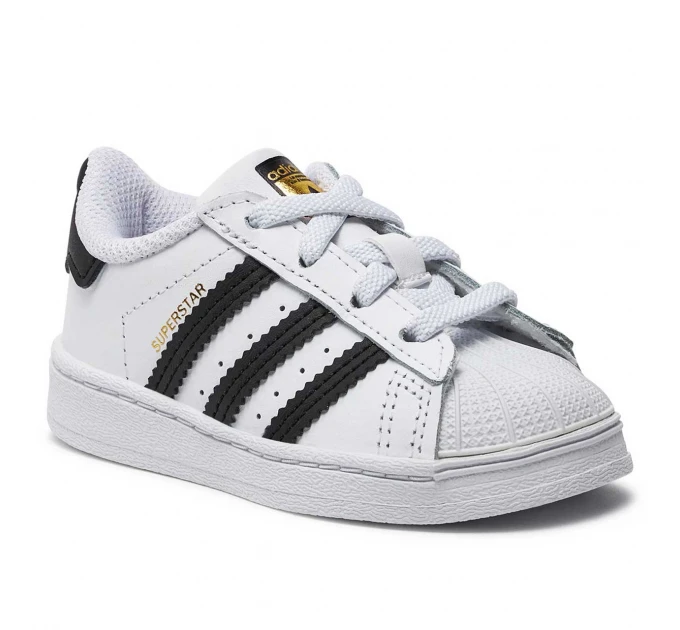 Білі кросівки дівчинці Adidas Superstar р 27
